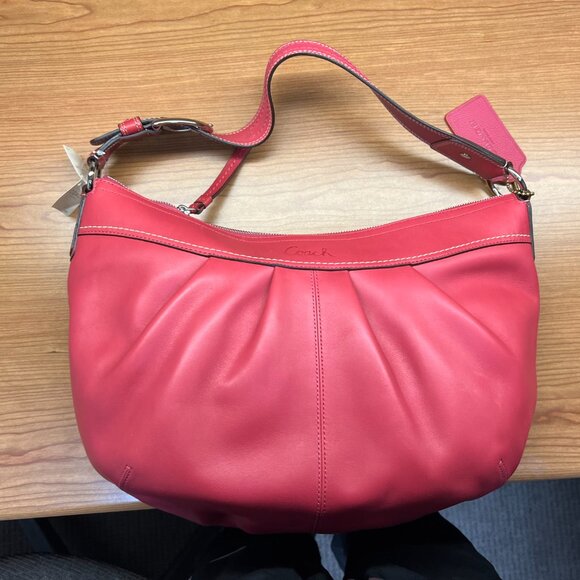 Coach Hobo Bag Pink Brand New Leather - Picture 2 of 16